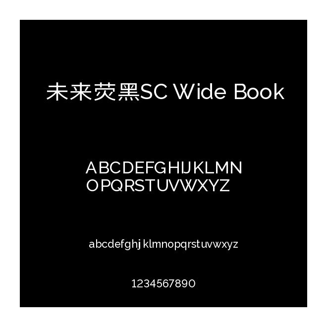 未來熒黑SC Wide Book