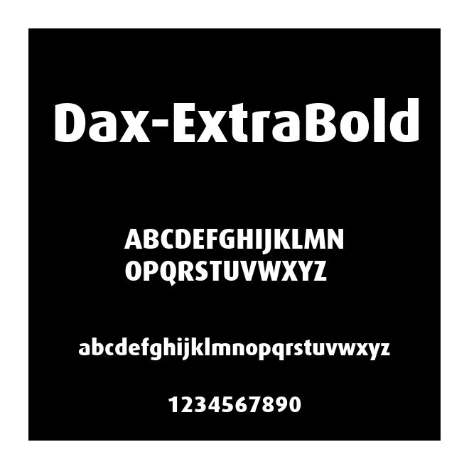 Dax-ExtraBold
