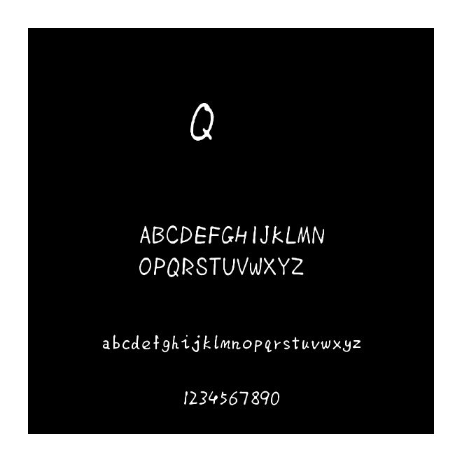 簡約Q樂英文體