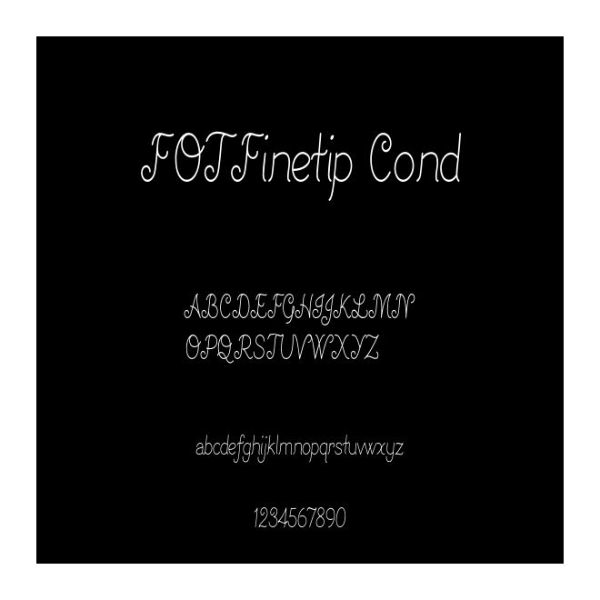 FOTFinetip Cond