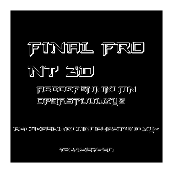 Final Front 3D