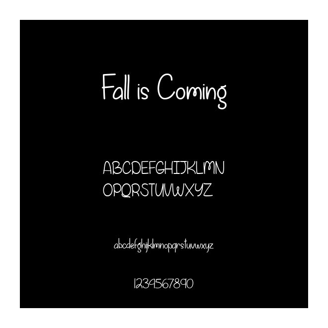 Fall is Coming