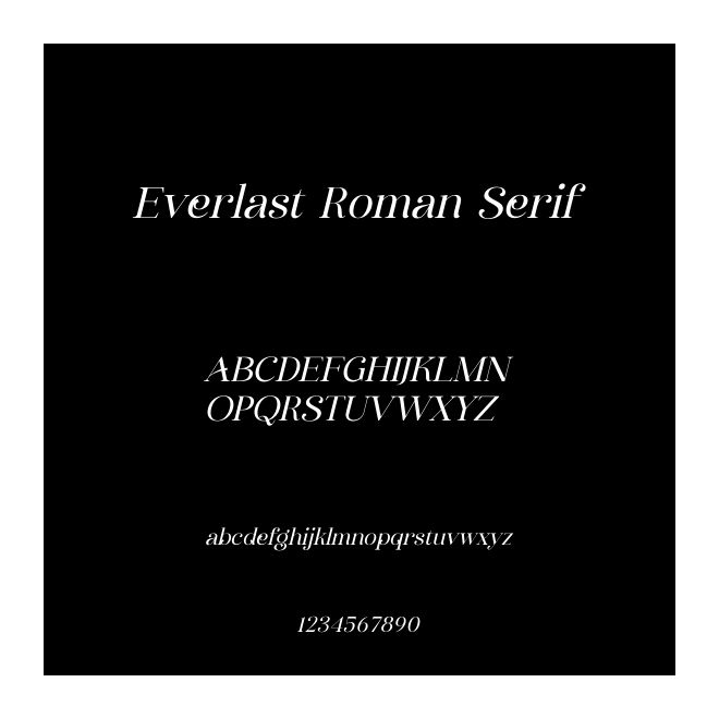 Everlast Roman Serif