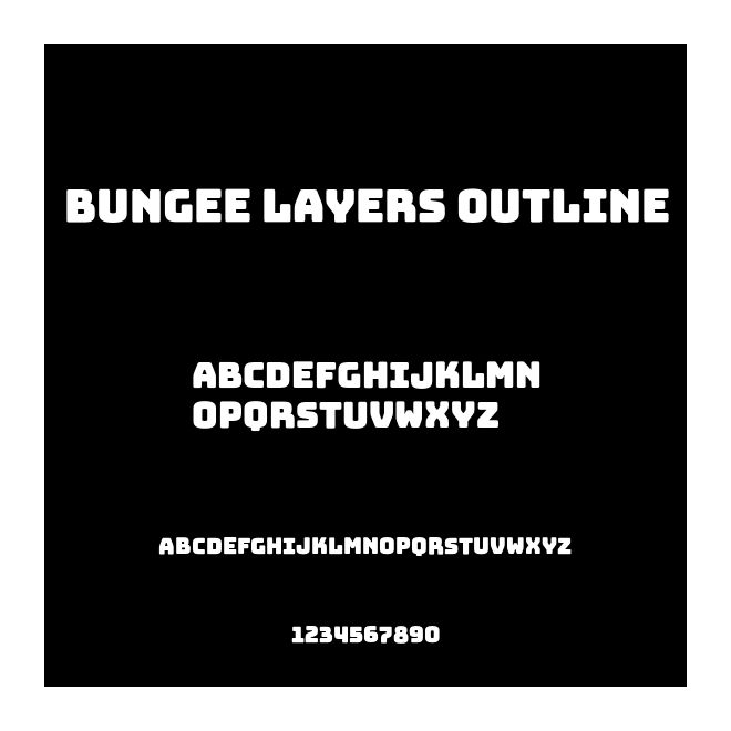 Bungee Layers Outline