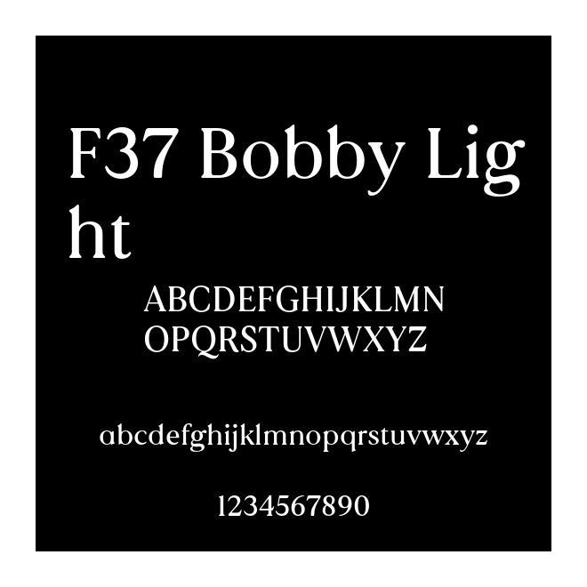 F37 Bobby Light