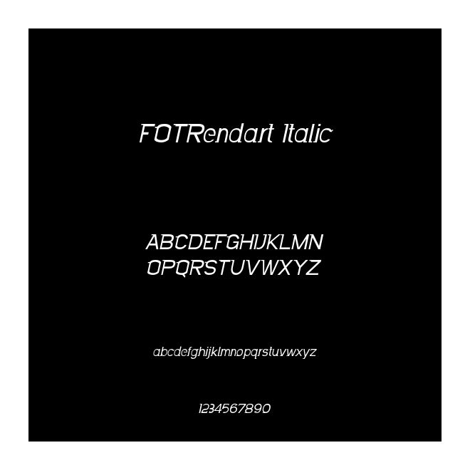 FOTRendart Italic