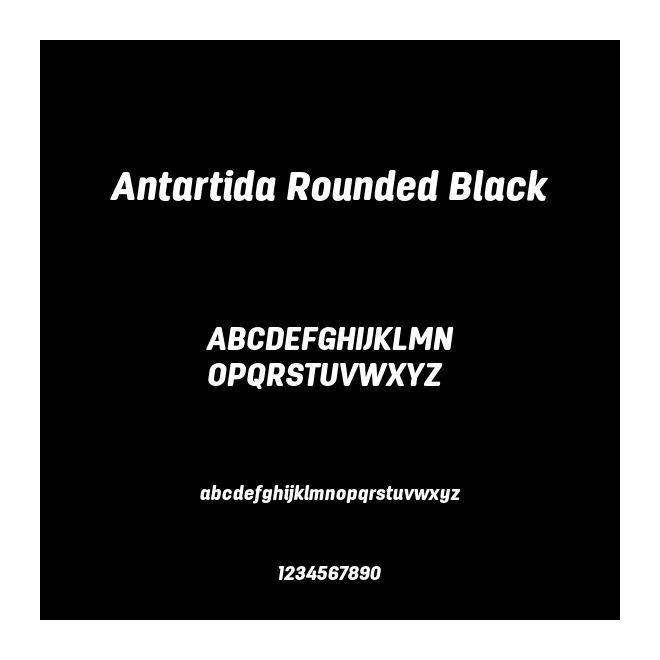 Antartida Rounded Black