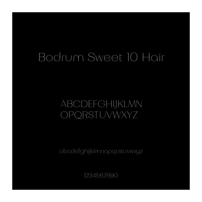 Bodrum Sweet 10 Hair
