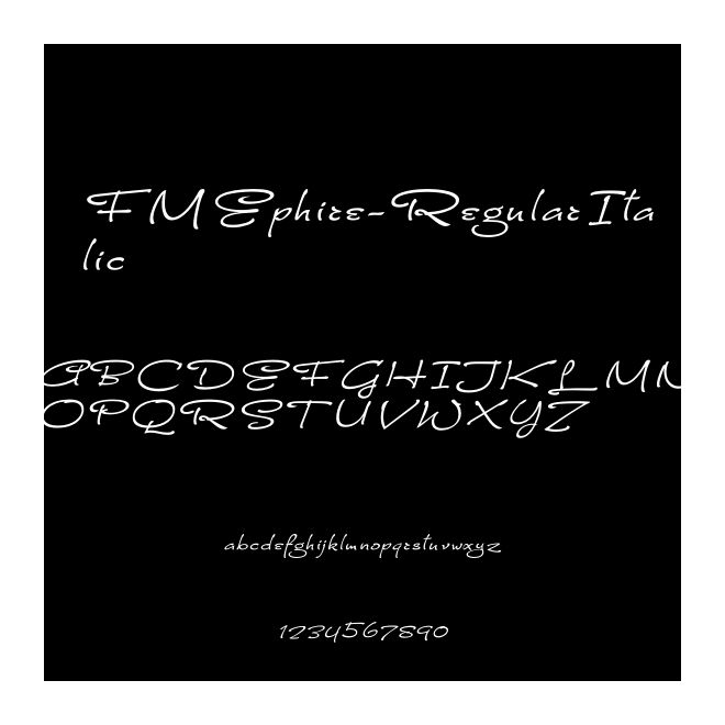 FMEphire-RegularItalic