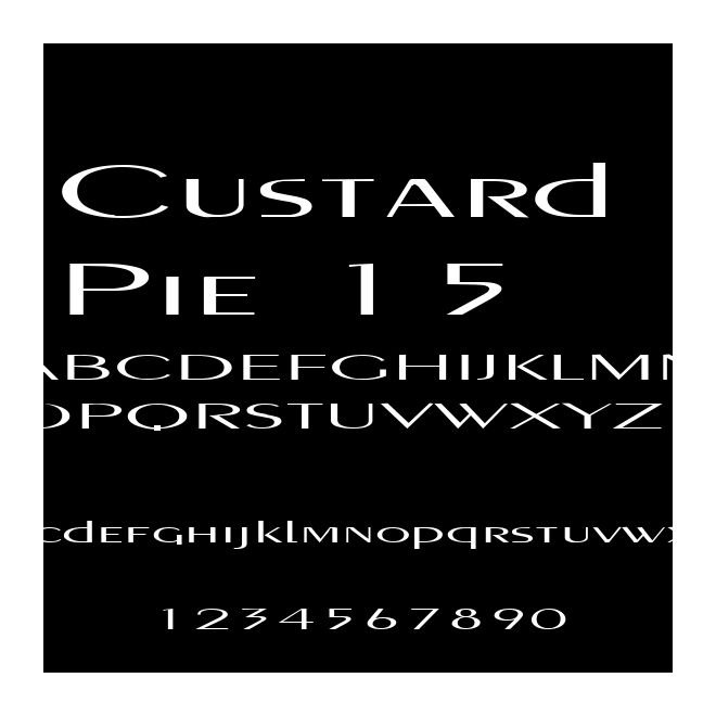 Custard Pie 15