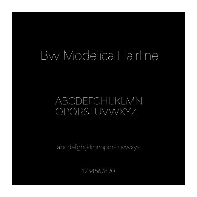 Bw Modelica Hairline