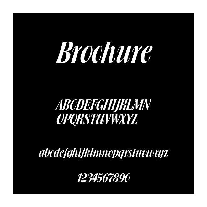Brochure