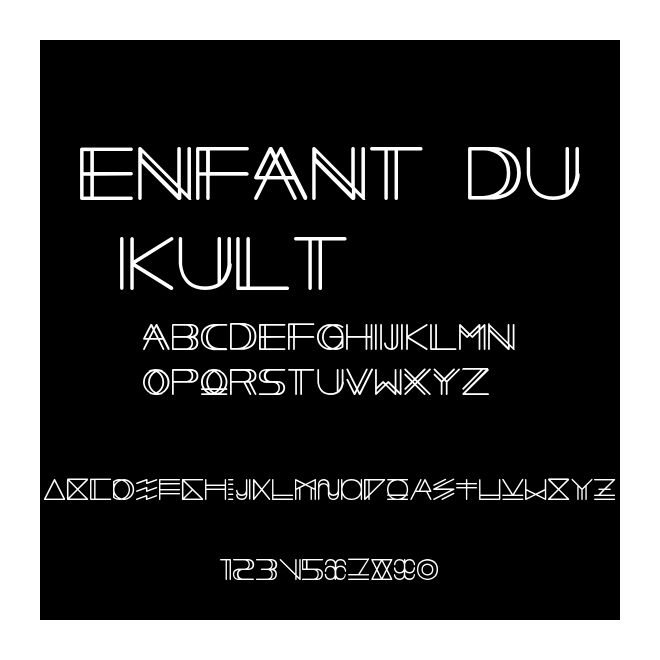 ENFANT DU KULT