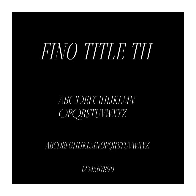 Fino Title Th