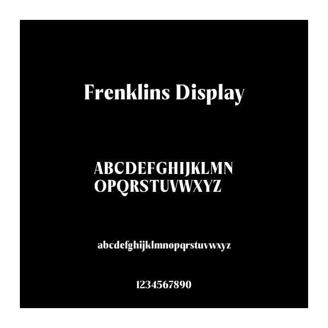 Frenklins Display