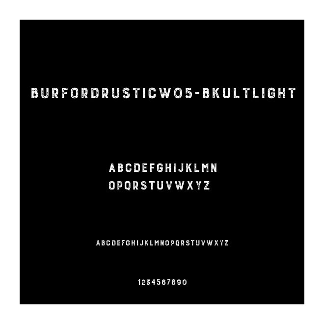BurfordRusticW05-BkUltLight
