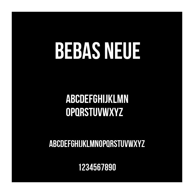 Bebas Neue