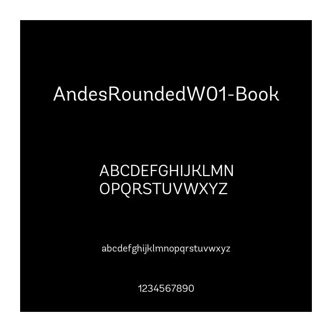 AndesRoundedW01-Book