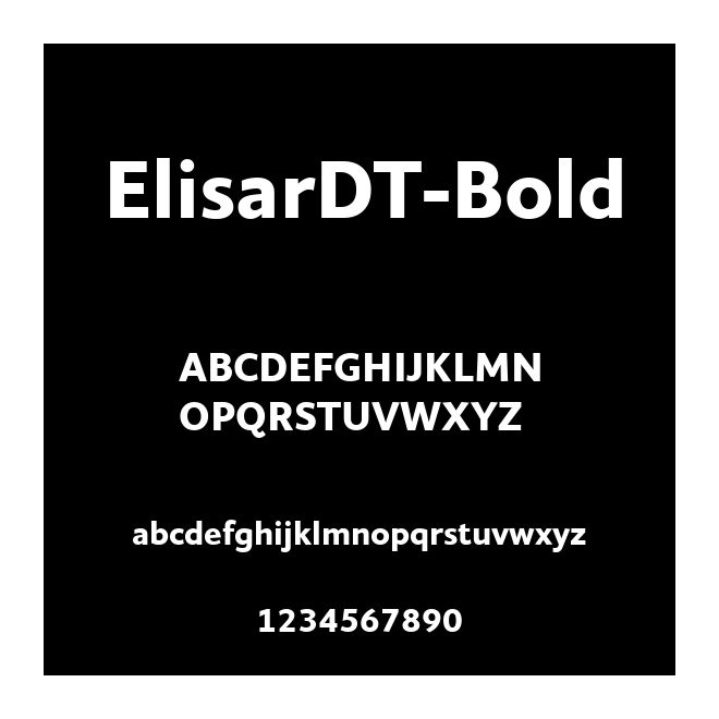 ElisarDT-Bold