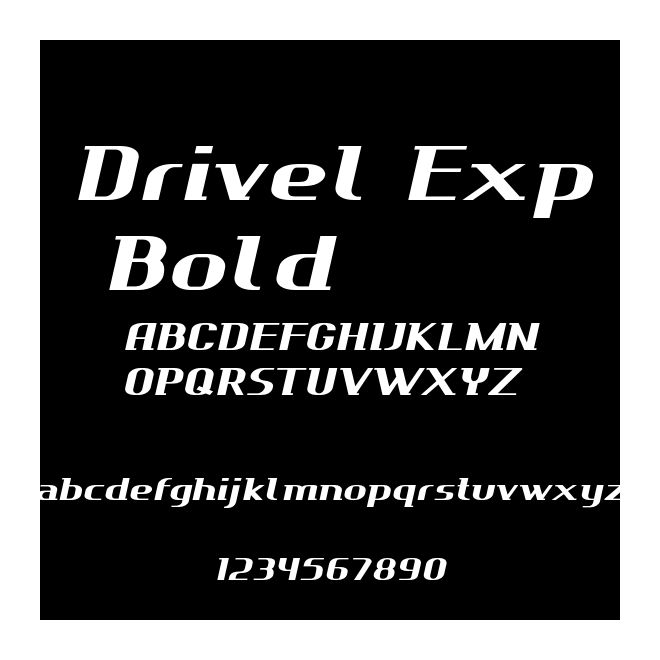 Drivel Exp Bold