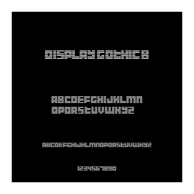 Display Gothic B