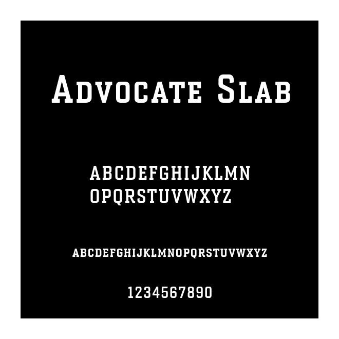 Advocate Slab