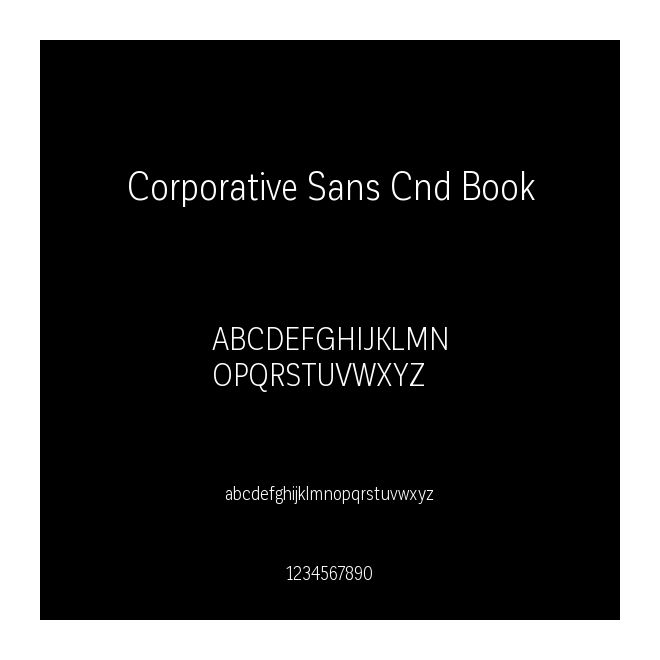 Corporative Sans Cnd Book