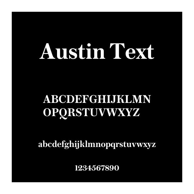 Austin Text