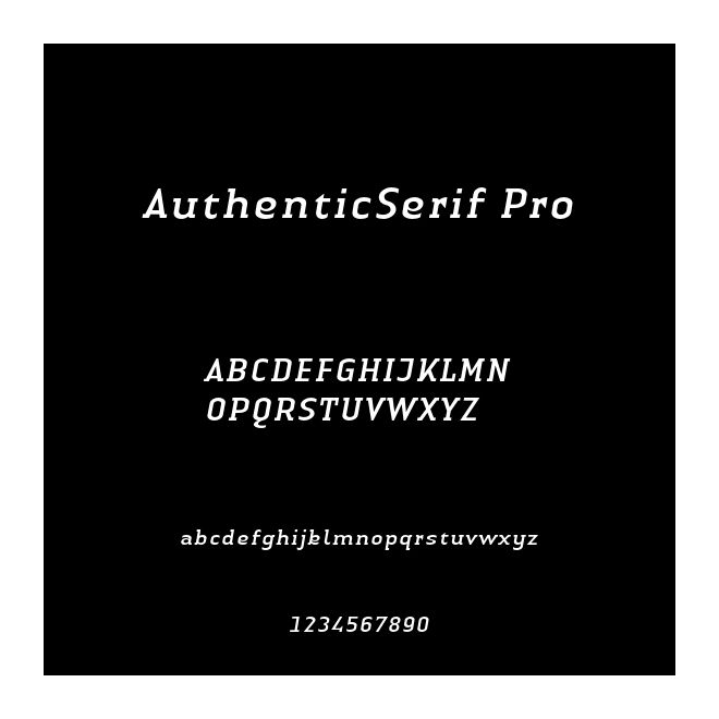 AuthenticSerif Pro