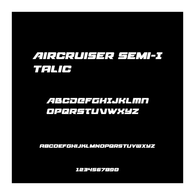 Aircruiser Semi-Italic