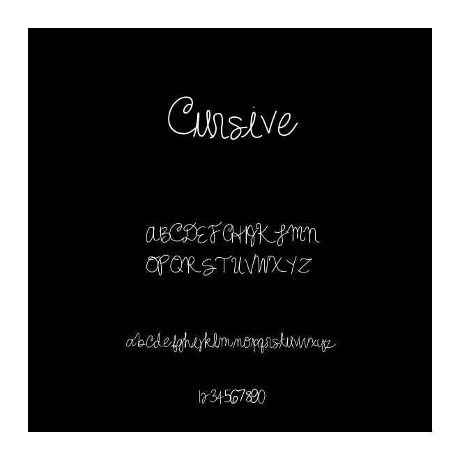 Cursive
