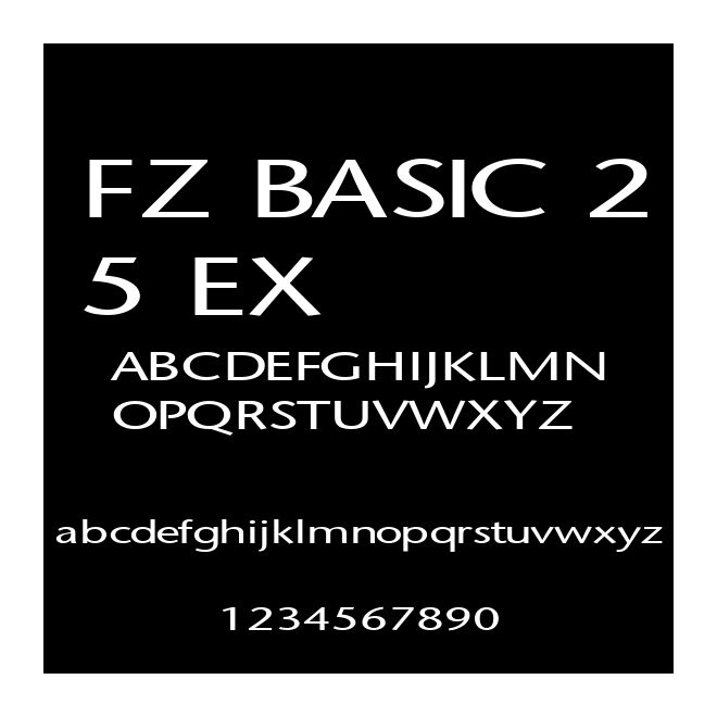 FZ BASIC 25 EX