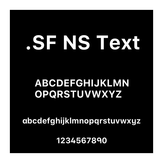 .SF NS Text