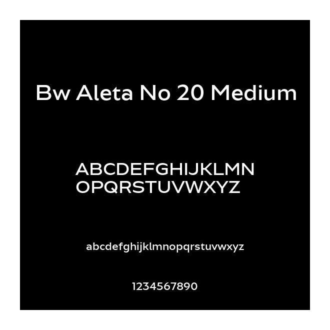 Bw Aleta No 20 Medium