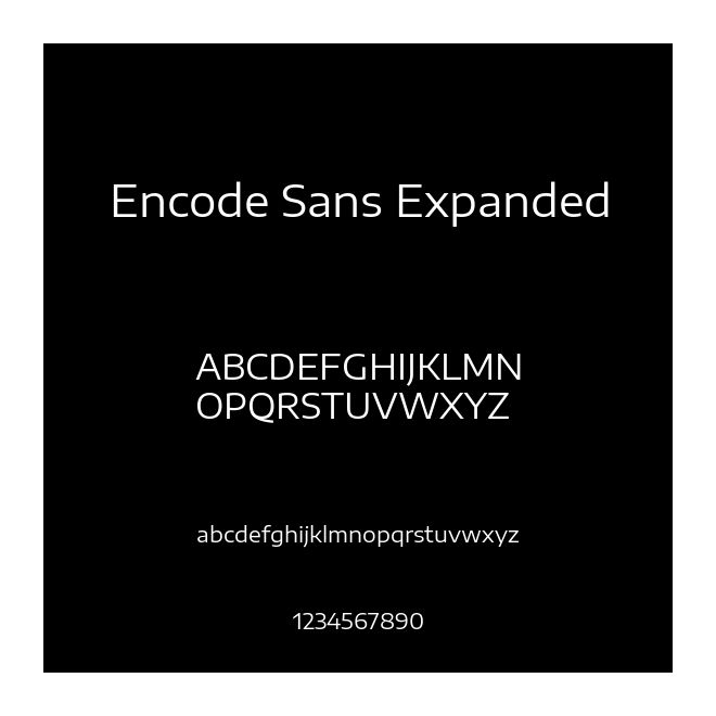 Encode Sans Expanded