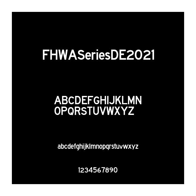 FHWASeriesDE2021