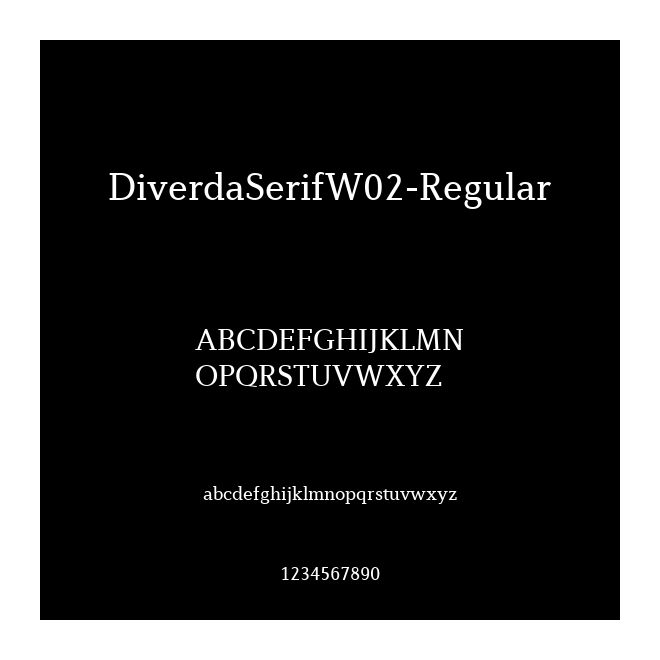 DiverdaSerifW02-Regular