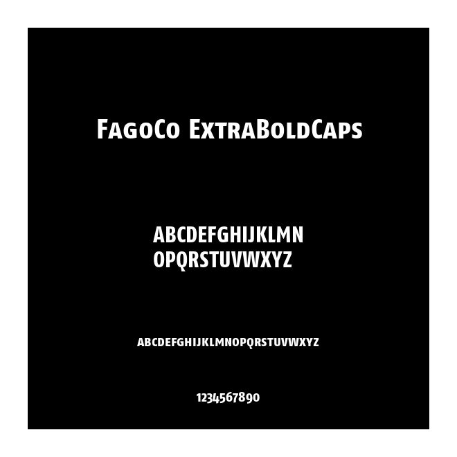 FagoCo ExtraBoldCaps