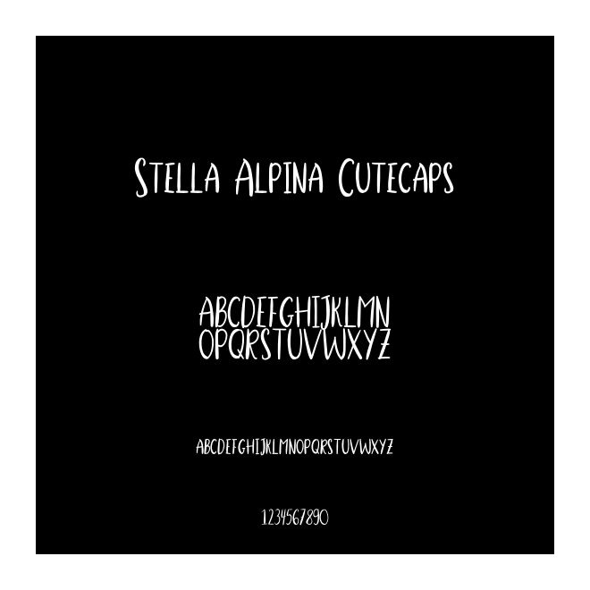 Stella Alpina Cutecaps