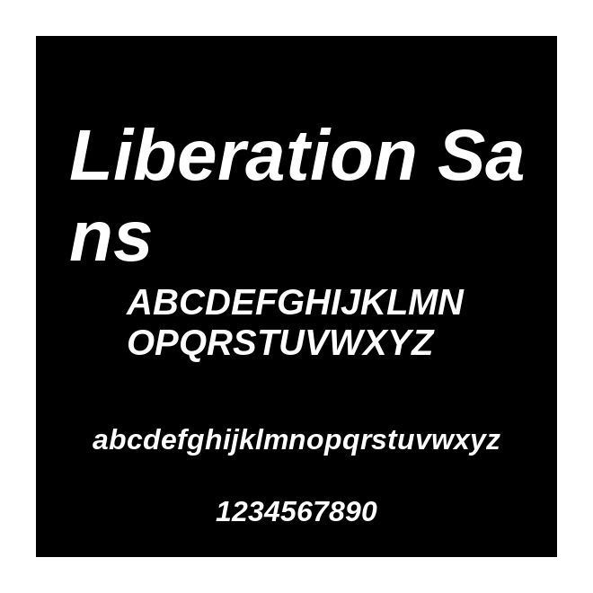 Liberation Sans