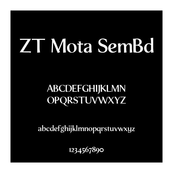 ZT Mota SemBd