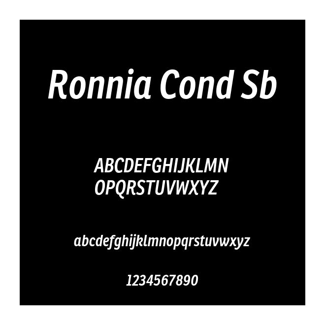 Ronnia Cond Sb