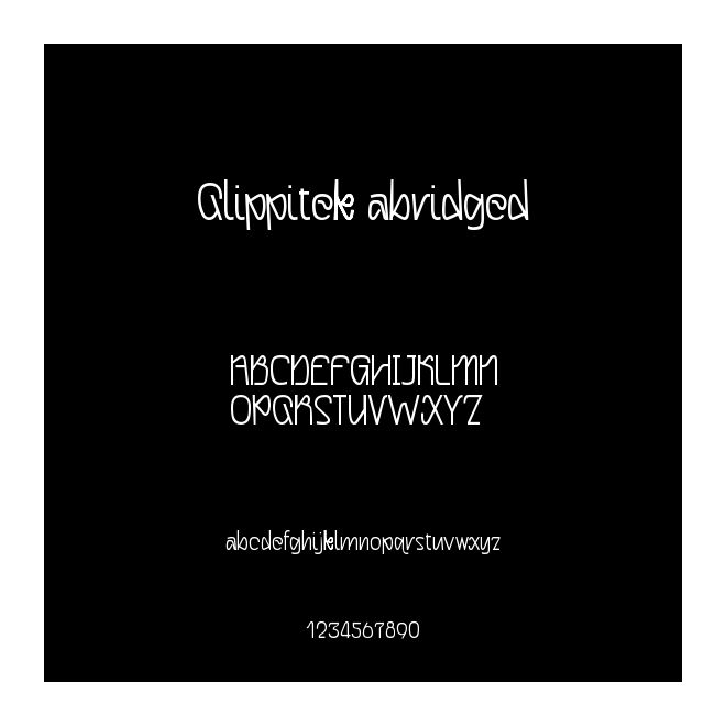 Qlippitek abridged