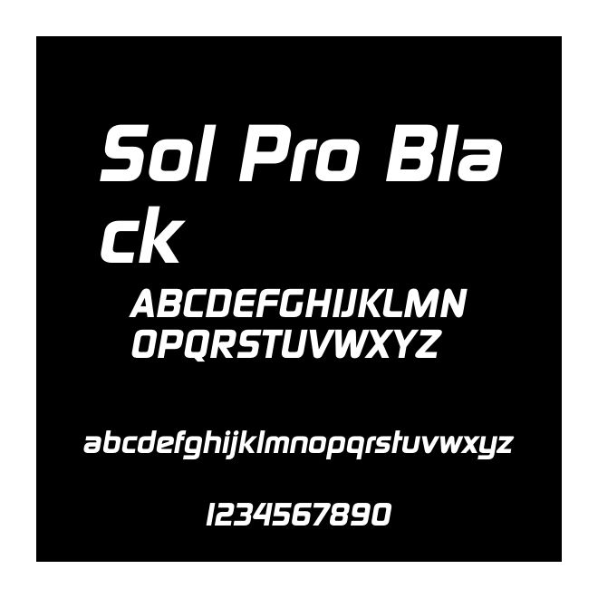 Sol Pro Black