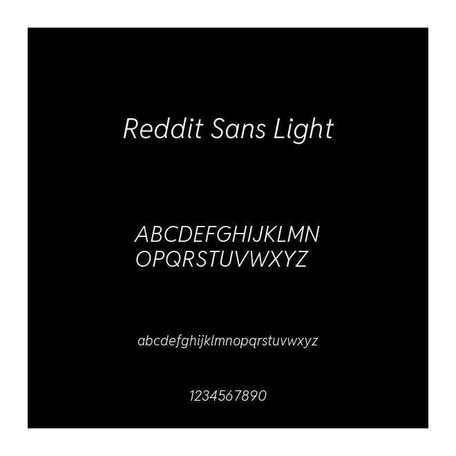 Reddit Sans Light