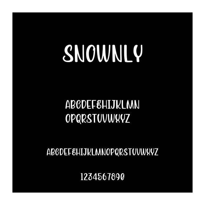 SNOWNLY