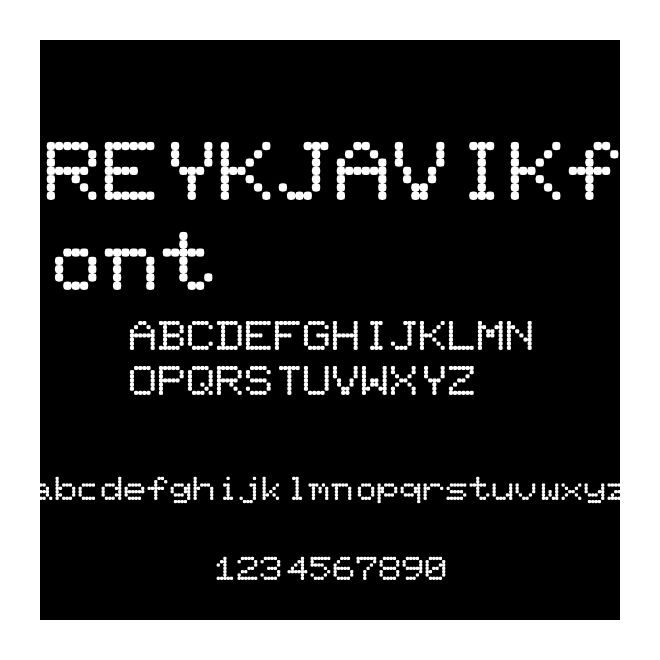 REYKJAVIKfont