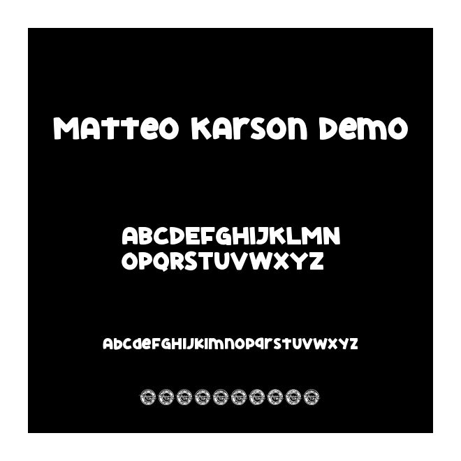 Matteo Karson Demo