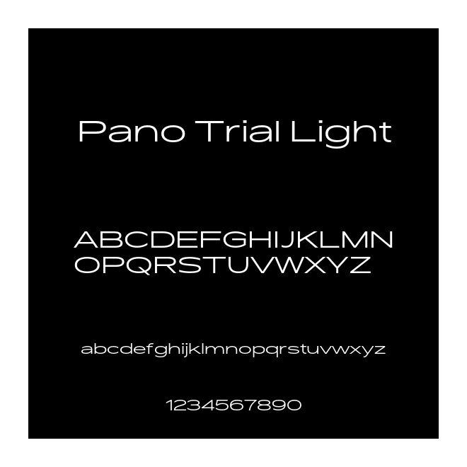 Pano Trial Light