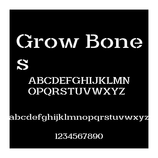 Grow Bones